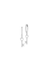 Jewellery: MONOGRAM KEY EARRINGS