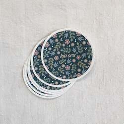 Creative art: Kia ora • Circle stickers