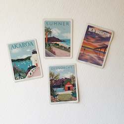 Akaroa | Fridge magnet