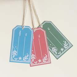 Leaf gift tags â¢ set of six