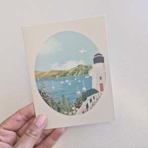 Akaroa • Landscape greeting card