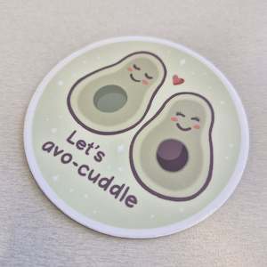 Let's Avo-cuddle • Stickers