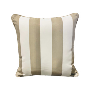 Outdoor Cushion Neutral Stripe