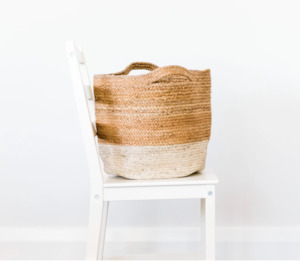 Homewares: Fair Trade Tutul Two-Tone Basket – Large