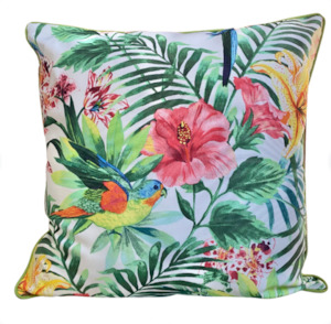 Outdoor Cushion Parrot Print