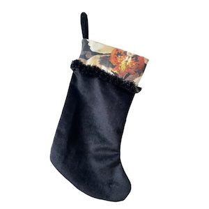 Zero Waste Christmas Stocking – Black and Gold