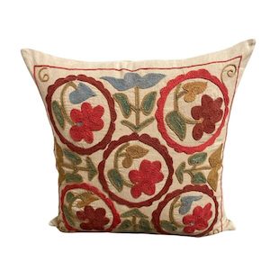 Homewares: Turkish Crewel Cushion 2