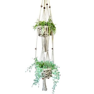 Homewares: Balinese Macrame Plant Hanger