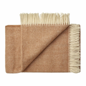 Homewares: Weave Home Lindis Throw, Apricot