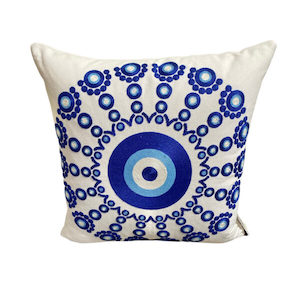 Greek Evil Eye Cushion