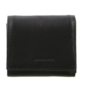 Womens Wallet: Pierre Cardin Italian Leather Mens Tri-fold Wallet Black (PC8783)