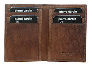 Pierre Cardin Leather Credit Card Holder in Cognac (PC8784)