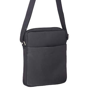 Pierre Cardin Leather/Nylon iPad Bag in Black (PC10162)