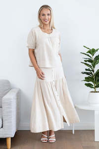 Womenswear: Willow Tree | Lilly Skirt - Beige