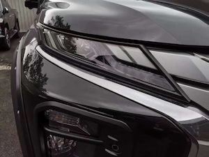 Mitsubishi Triton 2019-2023 Headlight Covers(Matte Black) - stylecanopies.co.nz