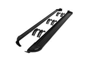 Ford Ranger (2012-Current) Sidesteps/Running Boards(Black) - stylecanopies.co.nz