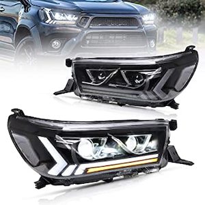 Toyota Hilux (2015-2020) V2 LED Headlights - stylecanopies.co.nz