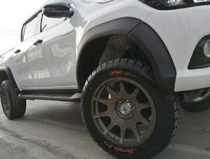 Toyota Hilux (2018-2020) OEM Smooth Flares - stylecanopies.co.nz