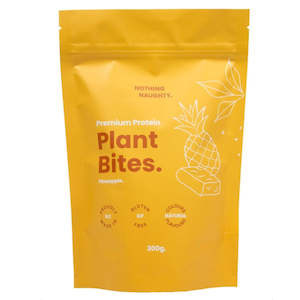 Nothing Naughty • Premium Protein Plant Bites 300g - Pineapple