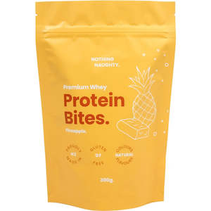 Nothing Naughty • Premium Whey Protein Bites 300g - Pineapple