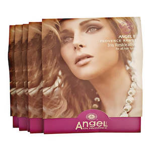 Angel En Provence: Angel En Provence - Iris Restorative Shampoo + Conditioner Hair Sachet Bundle x5