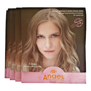 Angel Professional - Deep Sea Coloured Hair Shampoo + Conditioner Sachet Bundle x5