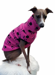 Sleeveless: STYLECOM.NZ ~ Pink Paw Top For Dogs + Cats • Size Small