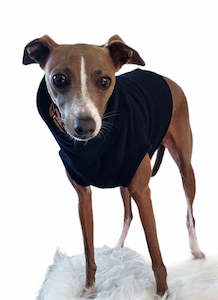 STYLECOM.NZ - Black Fleece Dog Top - Size L