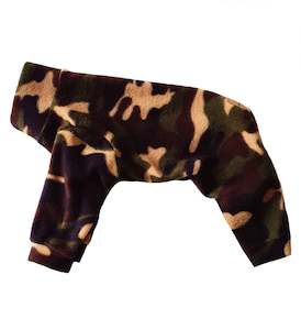 Dog Pjs: STYLECOM.NZ ~ Designer Dog PJs  Camouflage ~ Size Large