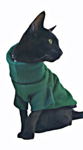 STYLECOM.NZ ~ Designer Dog | Cat Top • Forest Green Single Layer • Size Small