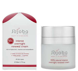 THE JOJOBA COMPANY • 100% Natural Intense Overnight Renewal Cream 50ml