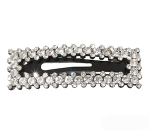 Rectangle Large Rhinestone Hair Clip