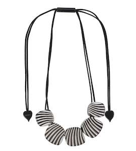 Mirage Zsiska Fashion Jewellery: 2320102BLASQ05 MIRAGE black/silver adj