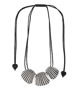 Mirage Zsiska Fashion Jewellery: 2320101BLASQ03 MIRAGE black/silver adj