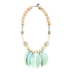 FN002-MI Sea Anemone Flow Necklace Mint