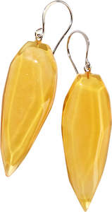 5350504ORANQ00,earring PLAYA 1bead shorthook, Orange