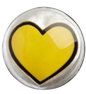 7360702YELLQ00 POPART yellow brooch