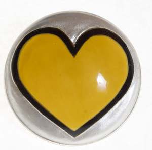 Pop Art: 7360701YELLQ00 POPART yellow brooch