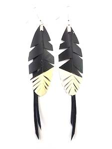 New Zealand Made: TOMTITCT3 Recycled Tyre Earring