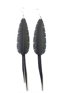 BIGBIRDM16 Recycled Tyre Earring