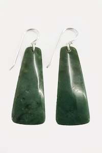 N200P17L Pounamu Earrings