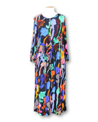 Gorman. Artists Collab Printed Dress - Size 6