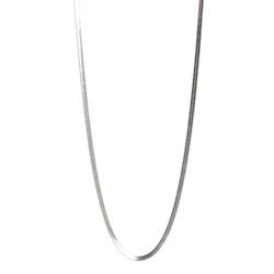 Snake Chain Necklace - Silver