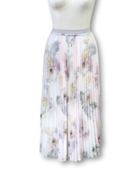 Ted Baker. Pleat Midi Skirt - Size 0 (6/8)