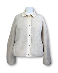 Superette. Faux Shearling Jacket - Size 14