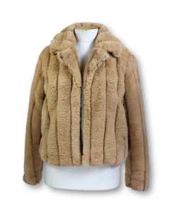 Minkpink. Faux Fur Jacket - Size M/10   **New with Tags