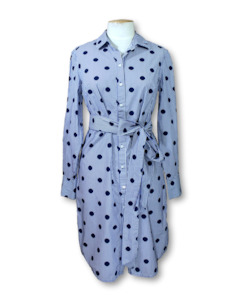 Boden. Long Sleeve Shirt Dress - Size 10