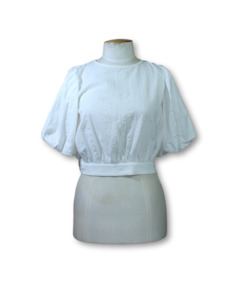 Clothing: Karen Walker. Puff Short Sleeve Top - Size 8