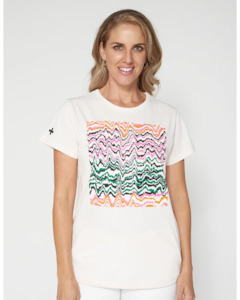 T-Shirt: Stella + Gemma - T Shirt - Rose Waves