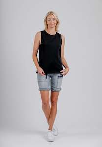 Mi Moso Staple Tank - Black